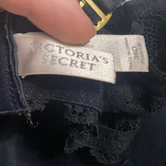 RARE Victoria's Secret Leopard Print Air Push-Up Bra Size 36D - Picture 11 of 12